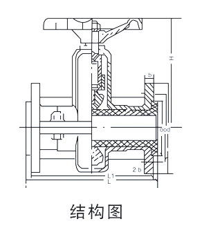 鋁合金膠管閥JG41X-1.0